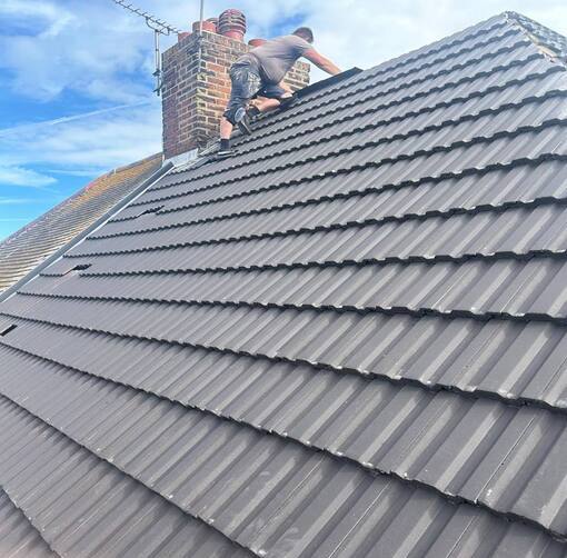 Heacham Roofing Services 11 This is a photo of a new roof being installed in Heacham. Installation carried out by Heacham Roofing Services