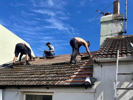 Heacham Roofing Services 15 This is a photo of a roof being repaired in Heacham. Installation carried out by Heacham Roofing Services